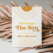 Invitation Voici l'invitation du Baby shower Son Boy