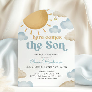Invitation Voici l'invitation du Baby shower Son Sunshine