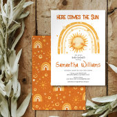Invitation Voici l'invitation du baby shower Sun