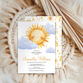 Invitation Voici l'invitation du baby shower Sun