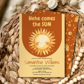 Invitation Voici l'invitation du baby shower Sun