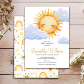 Invitation Voici l'invitation du baby shower Sun