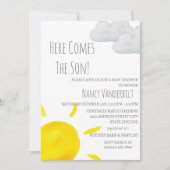 Invitation Voici l'invitation du Baby shower Sun (Devant)