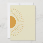 Invitation Voici L'Invitation Du Fils Baby shower (Dos)