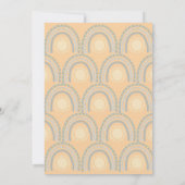 Invitation Voici L'Invitation Du Fils Baby shower (Dos)