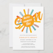 Invitation Voici L'Invitation Du Fils Baby shower (Devant)