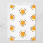 Invitation Voici L'Invitation Du Fils Baby shower (Dos)