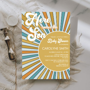 Invitation Voici L'Invitation Du Fils Baby shower