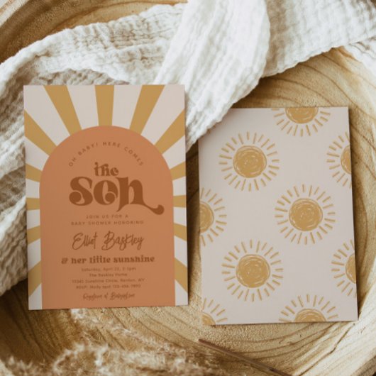 Invitation Voici L'Invitation Du Fils Baby shower