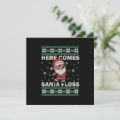 Invitation Voici Santa Floss UGLY Christmas Pajama Hommes F (Debout devant)