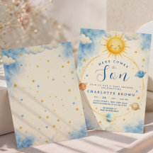 Voici venir le fils Fête pour bébé garçon