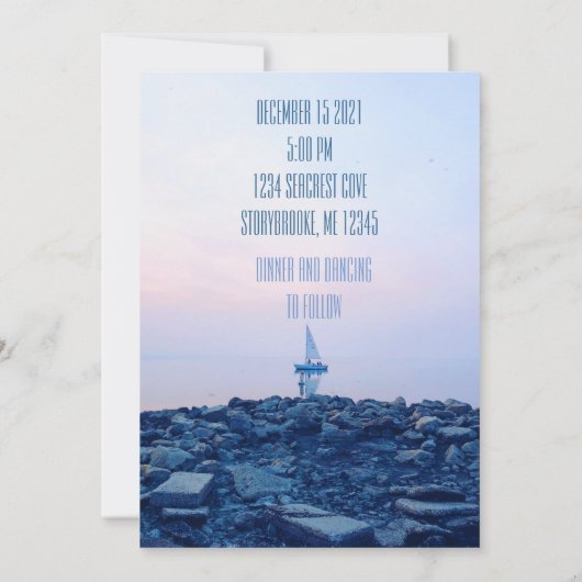 Invitation Voile (Dos)