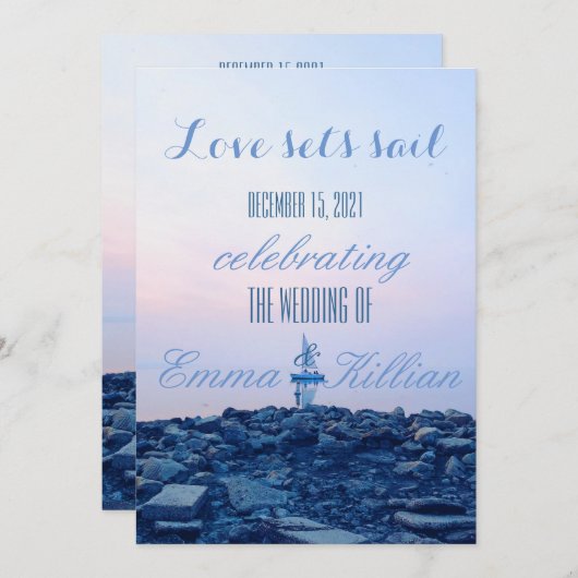 Invitation Voile (Devant / Derrière)