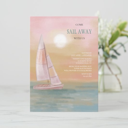 Invitation Voile (Debout devant)