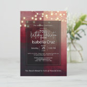 Invitation Voile de Division | Design Minimaliste (Debout devant)
