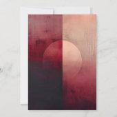 Invitation Voile de Division | Design Minimaliste (Dos)