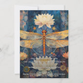 Invitation Voile de Lumière | Conception Dragonfly (Dos)
