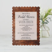 Invitation Voile en cuir Brown Ouest (Debout devant)