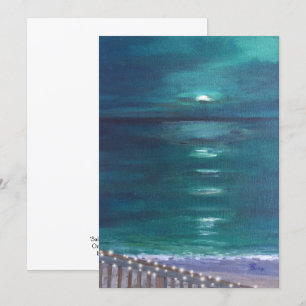 Invitation 'Voile sur le silence parfait' Art Océanique origi