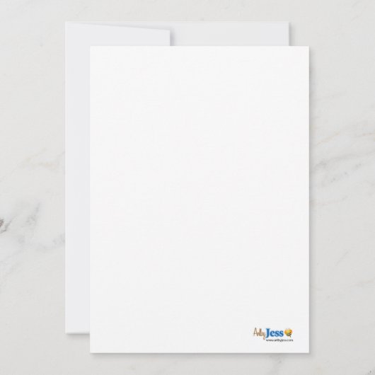 Invitation Voilier Bateau Nautique 5x7 Anniversaire (Dos)