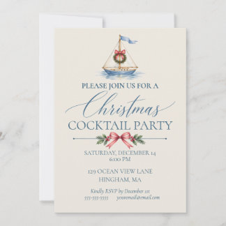 Invitation Voilier de Noël sur la côte