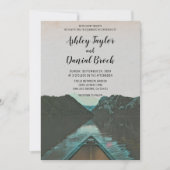 Invitation Voilier vintage destination de montagne (Devant)