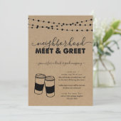 Invitation Voisinage Rencontrez et saluez l'invitation de la  (Debout devant)