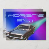 Invitation voiture (Devant / Derrière)