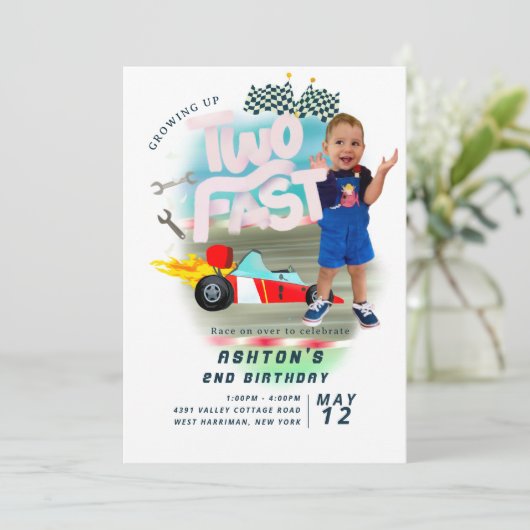 Invitation Voiture 2 rapide (Debout devant)