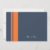 Invitation Voiture Blue moderne Boy Photo Anniversaire (Dos)