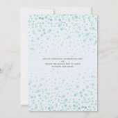 Invitation Voiture Boy Baby shower Blue (Dos)