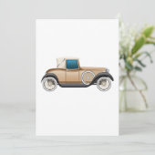 Invitation Voiture de collection (Debout devant)