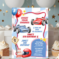 Voiture De Course Garçons Joyen Anniversaire