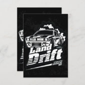 Invitation Voiture de course _ Moteur (253) (Devant / Derrière)