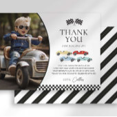 Invitation Voiture de course photo