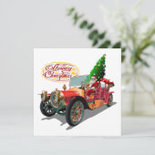 Invitation Voiture de Noël (Debout devant)