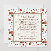 Invitation Voiture de pédale de singe, Baby shower garçon Inv (Dos)