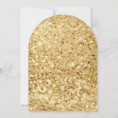 Invitation Voiture de Princesse Florale Rose pour Baby Shower (Dos)