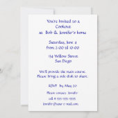 Invitation Voiture de signalisation routière - Modèle d'infor (Dos)