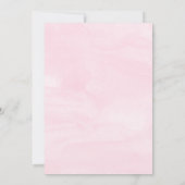 Invitation Voiture d'éléphant d'aquarelle fille par Baby show (Dos)