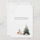 Invitation Voiture d'invitation de Noël personnalisable (Dos)