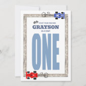 Invitation Voiture Fast One Race 1er anniversaire (Devant)