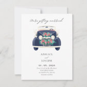 Invitation Voiture mariage classique (Devant)