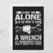 Invitation Voiture Mécanique Guy Garage 20 (Dos)