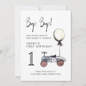 Invitation Voiture par 1er Anniversaire Parade Rétro minima V (Devant)