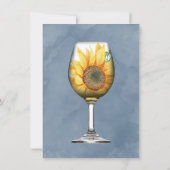 Invitation Voiture Vintage Sunflower Bachelorette (Dos)