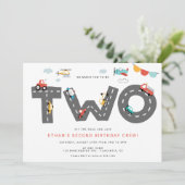 Invitation Voitures & Camions Transport en ville DEUXIÈME Ann (Debout devant)