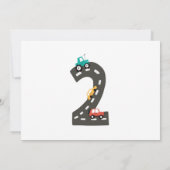 Invitation Voitures & Camions Transport en ville DEUXIÈME Ann (Dos)