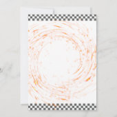 Invitation Voitures de garçon vertes Race Car deux jeûnes 2e  (Dos)