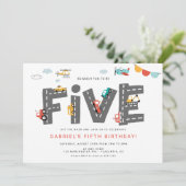 Invitation Voitures et Camions Transport urbain CINQUIÈME ann (Debout devant)